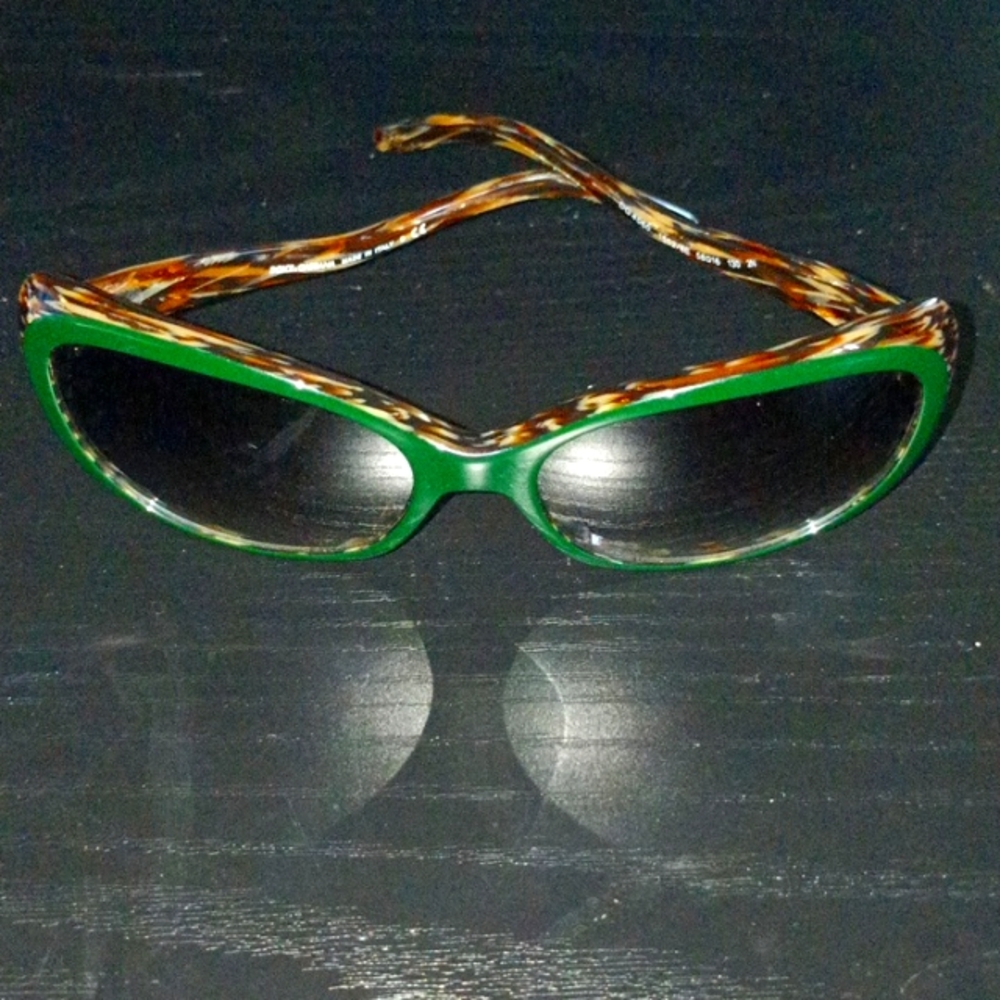 Dolce & Gabbana Striped & Green Gradient Sunglasses